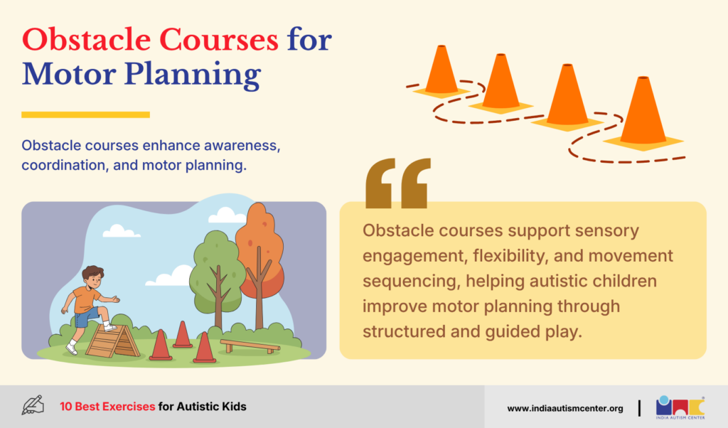 Obstacle Courses for Motor Planning