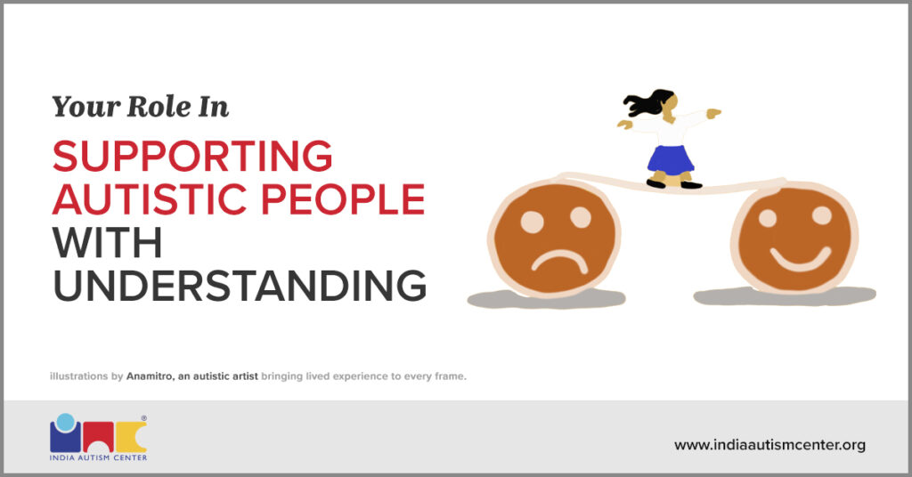 Supporting autistic people.