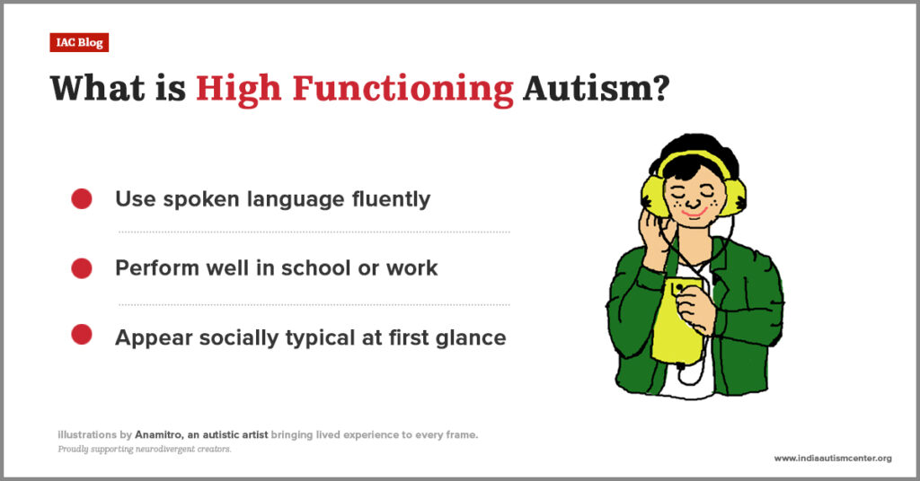 Traits of high functioning autism.