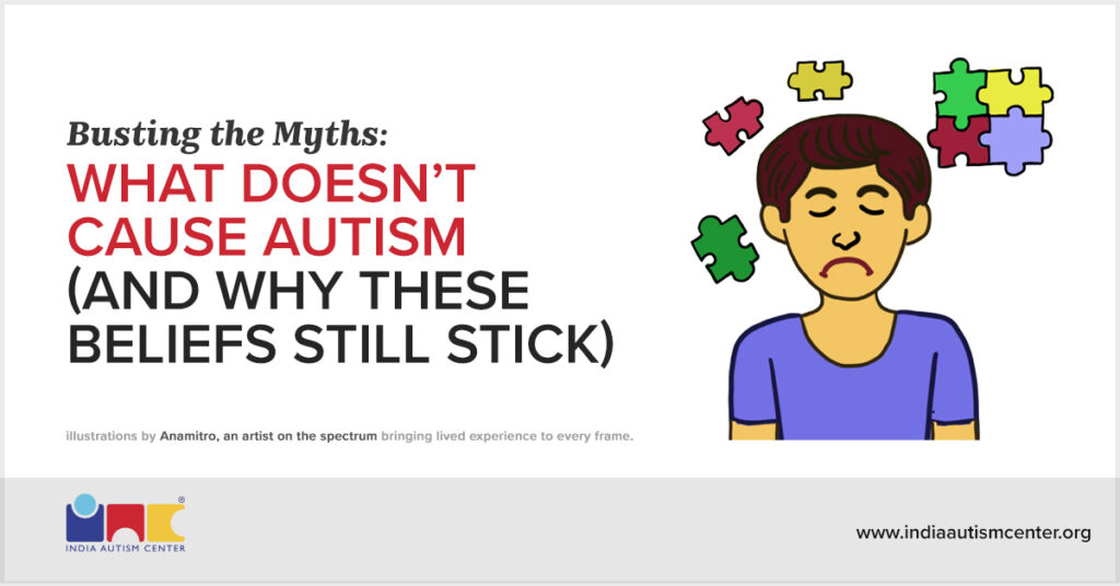 "Myths and facts about autism causes, including vaccine misconceptions.
