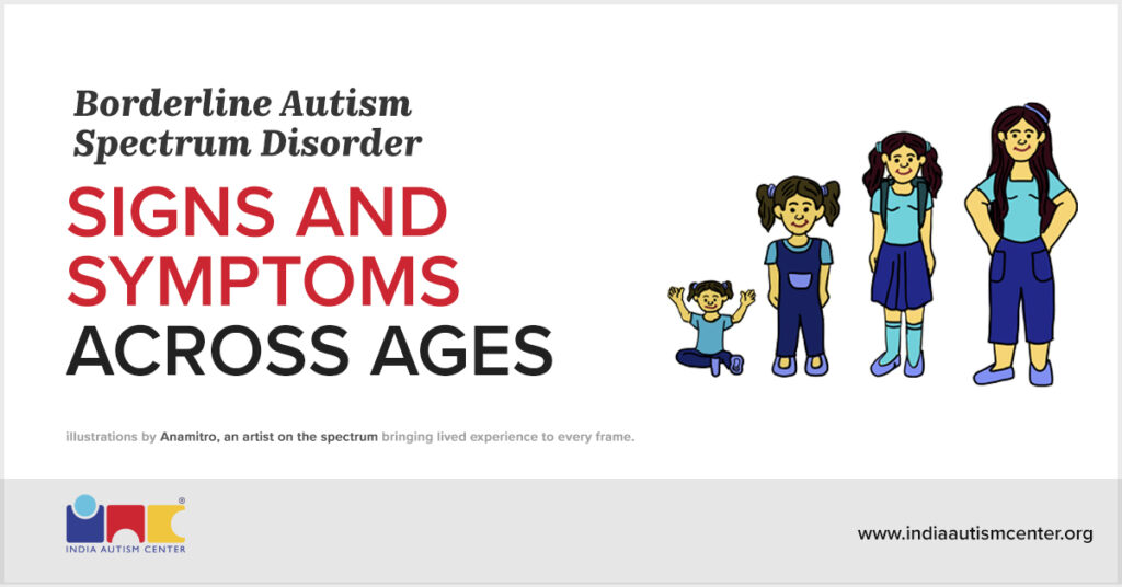 Signs and symptoms of borderline autism.
