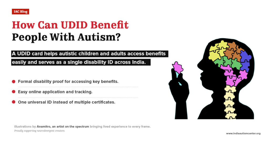 Benefits of UDID card for autistic individuals in India