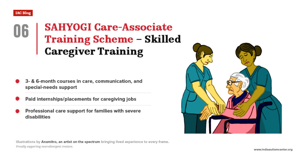 Sahyogi care-associate training scheme for skilled caregiver training and professional support services