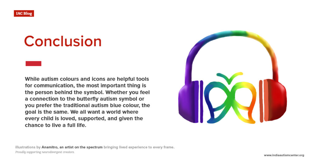 conclusion for autism symbols and colors