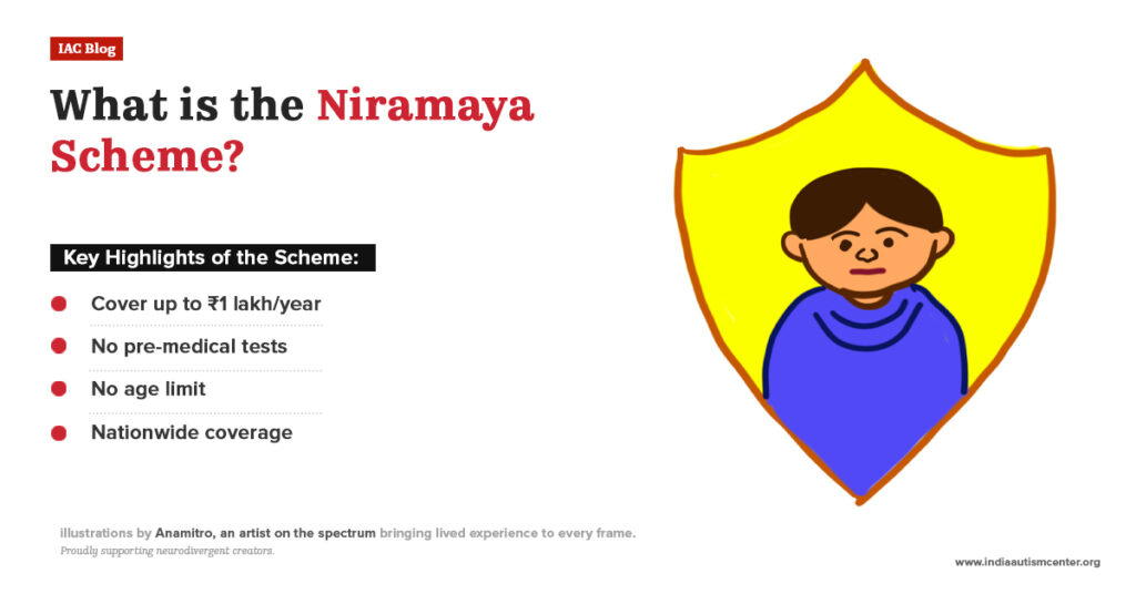 What is the Niramaya scheme by National Trust offering ₹1 lakh annual health coverage with no age limit and no pre medical tests