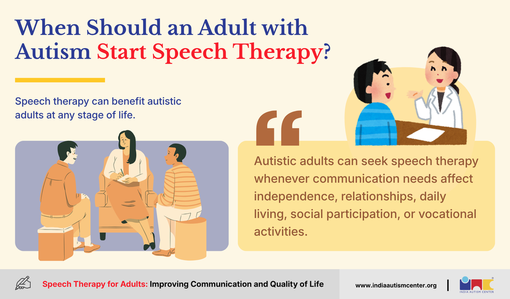 When Should an Adult with Autism Start Speech Therapy?
