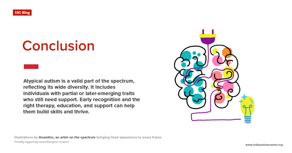 atypical autism conclusion early support therapy education helps individuals thrive