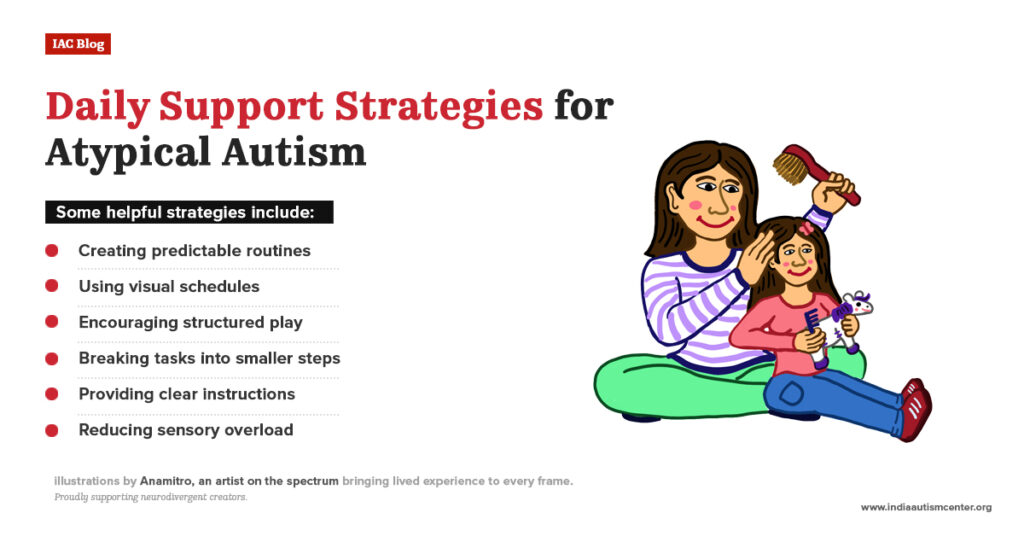 daily support strategies for atypical autism routines visual schedules sensory support