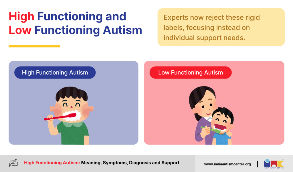 High Functioning and Low Functioning Autism