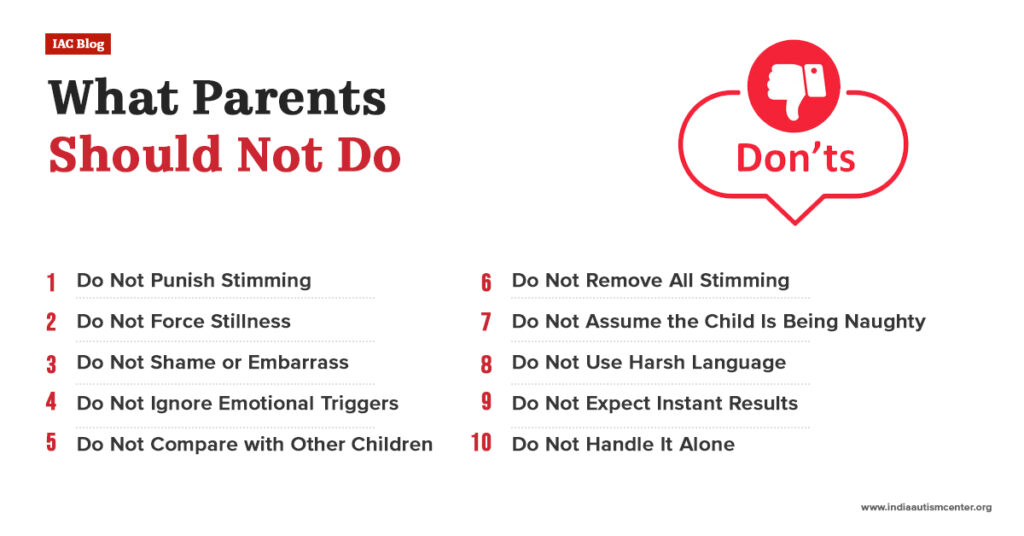 What Parents Should Not Do
