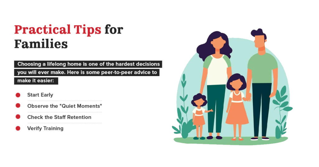 practical tips for families choosing assisted living homes disability care India