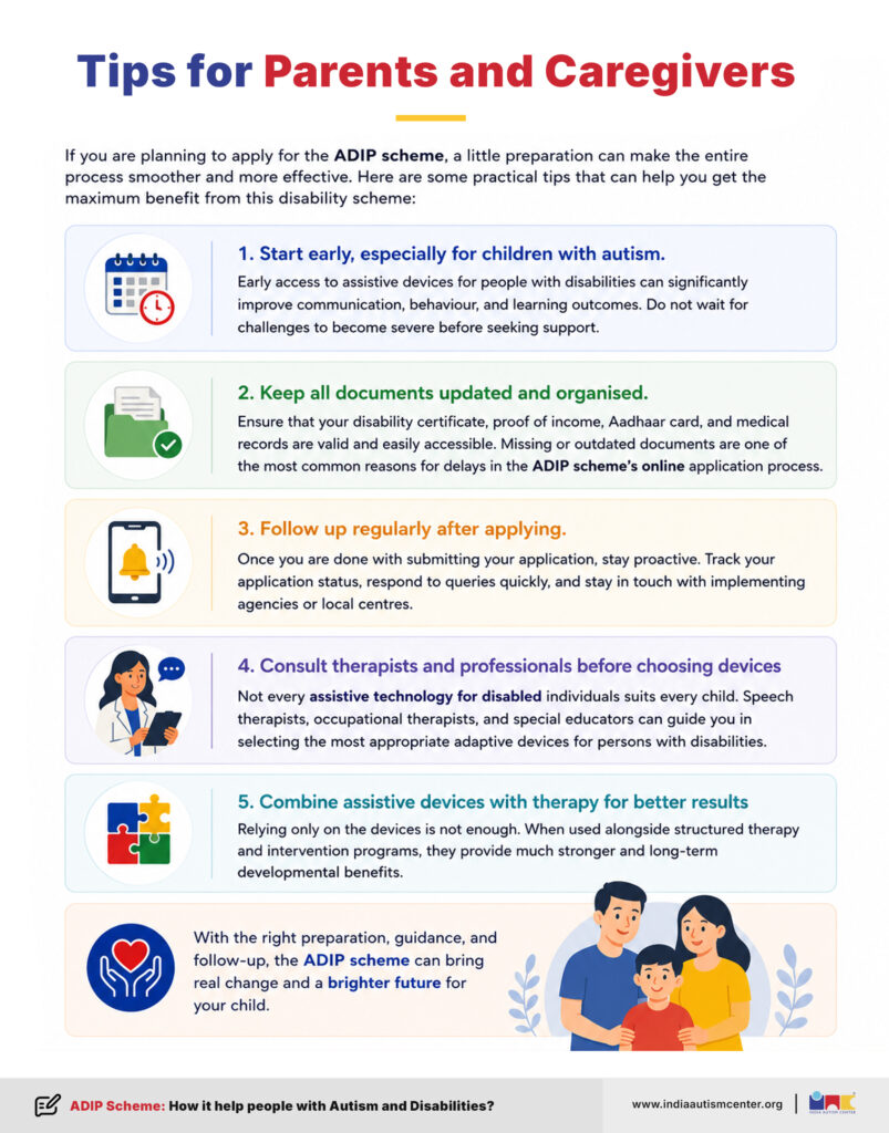 Practical tips for parents and caregivers applying for the ADIP Scheme for autism and disability assistance
