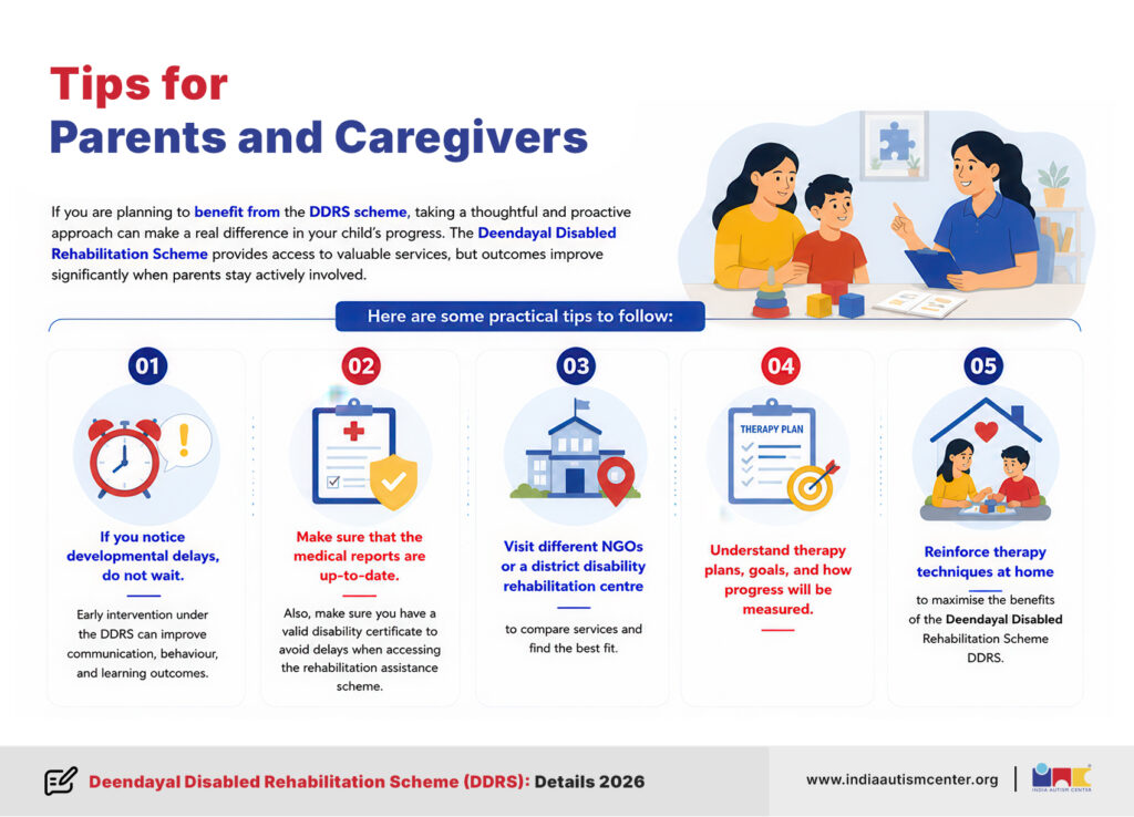 Practical tips for parents and caregivers to benefit from DDRS scheme and improve child development outcomes