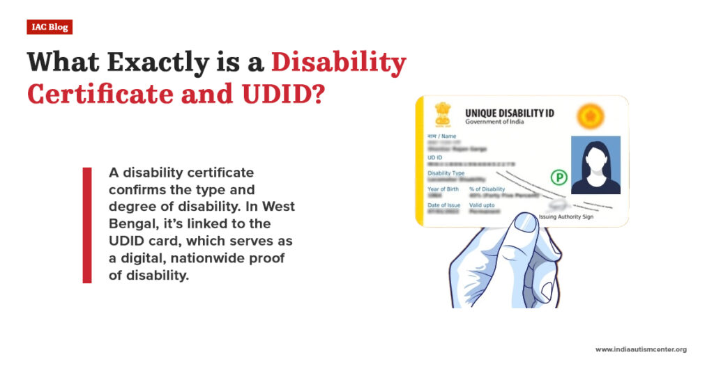 What is disability certificate and UDID card India meaning purpose digital disability ID explained