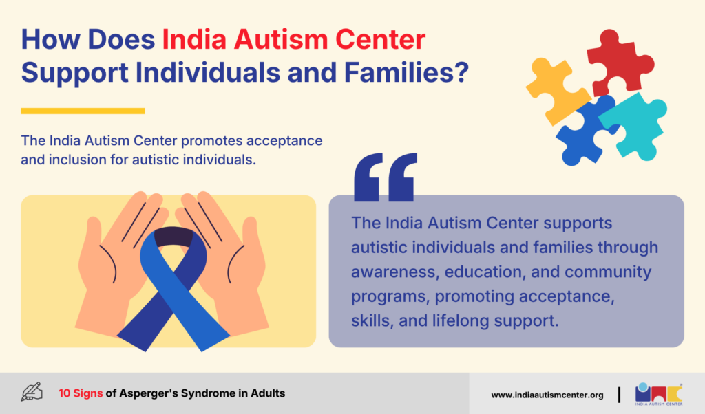 India Autism Center support for autistic individuals and families through education and community programmes