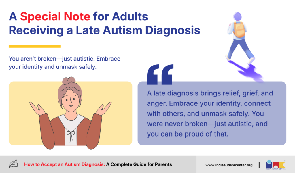  Special Note for Adults Receiving a Late Autism Diagnosis