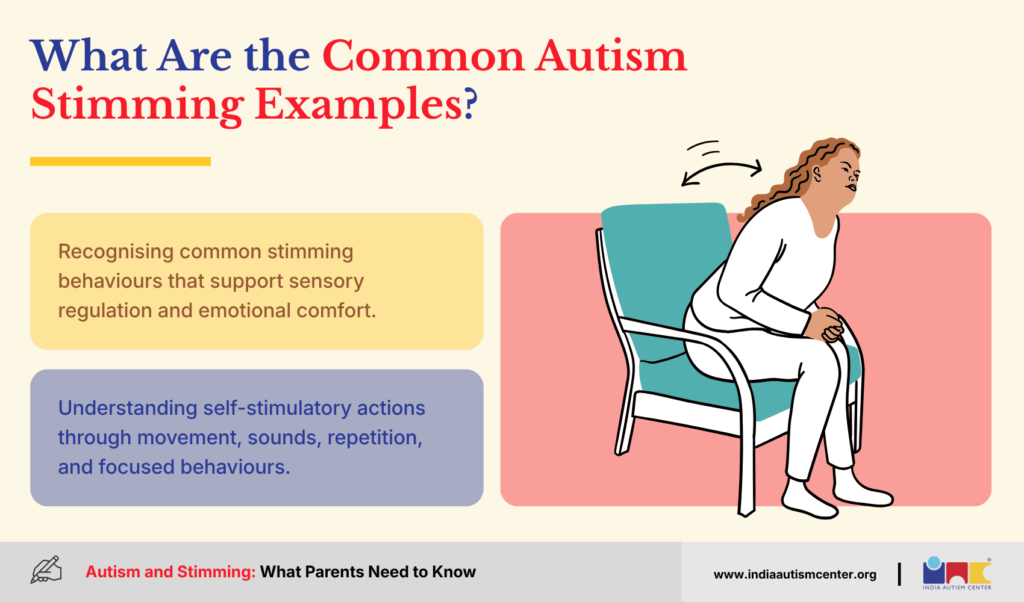 Person rocking in a chair as an example of autism stimming