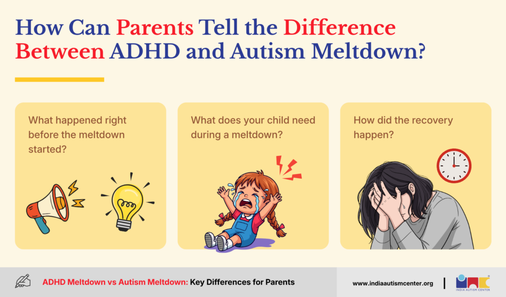 How parents can identify differences between ADHD and autism meltdowns