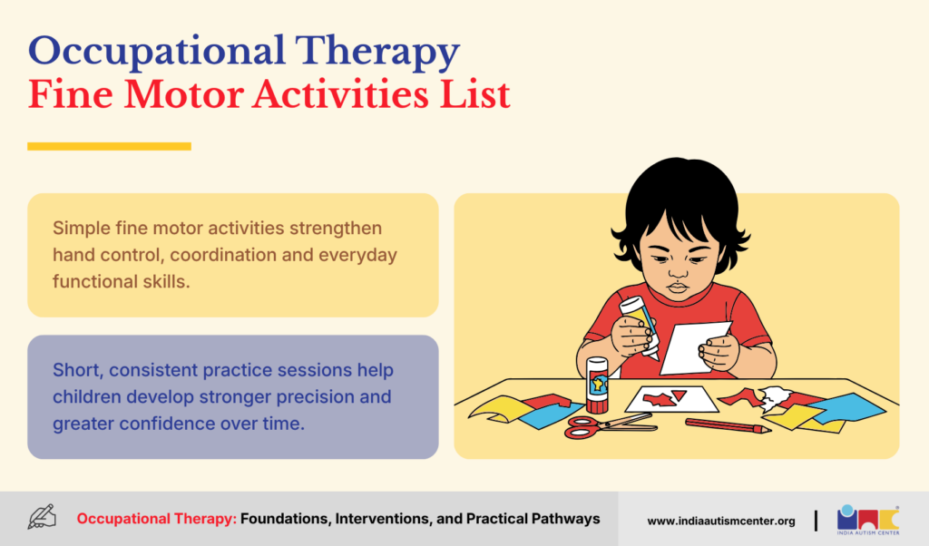 Occupational Therapy Fine Motor Activities List
