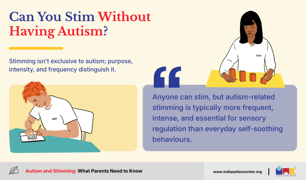 Examples of repetitive self-soothing behaviours in people without autism
