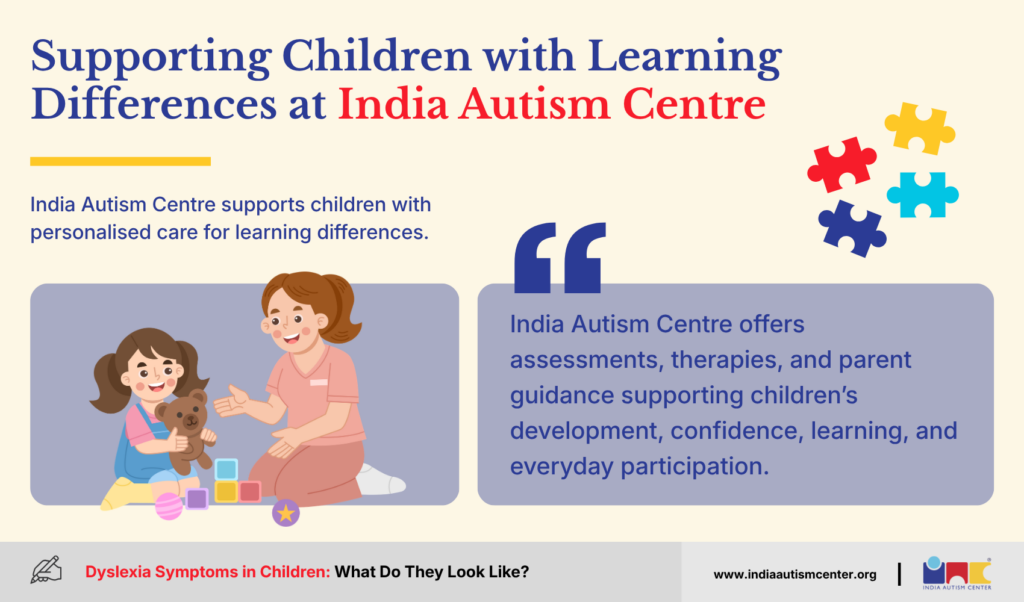 Therapist providing personalised play-based learning support to a child at India Autism Centre