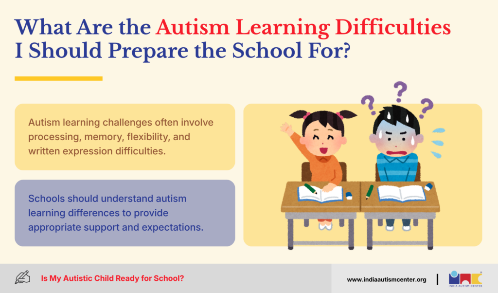 What Are the Autism Learning Difficulties I Should Prepare the School For?