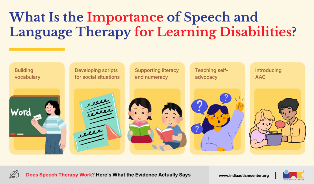 What makes speech and language therapy services effective?