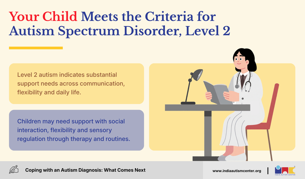 child meets the criteria for Autism Spectrum Disorder, Level 2