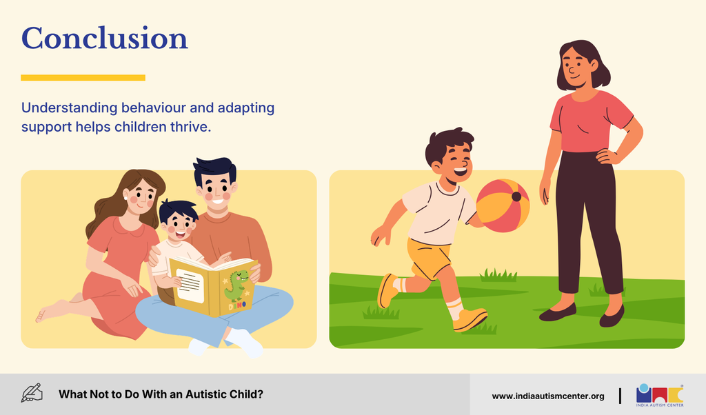 Supporting autistic child development through understanding and appropriate guidance