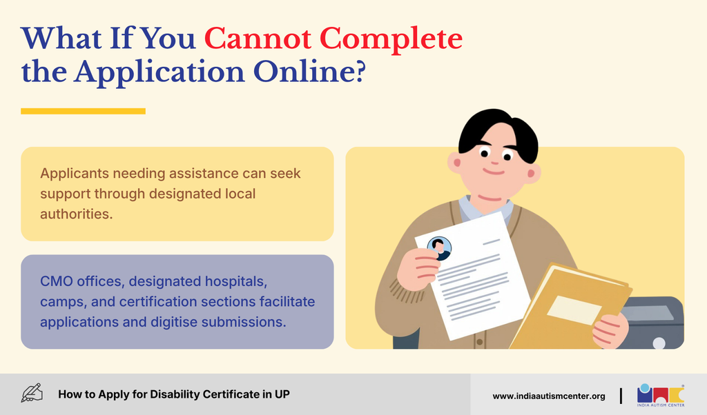 Offline assistance for disability certificate application in Uttar Pradesh