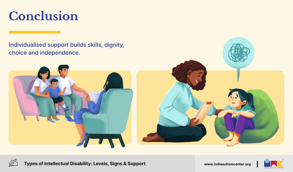 Importance of individualized support for independence and daily living skills in intellectual disability