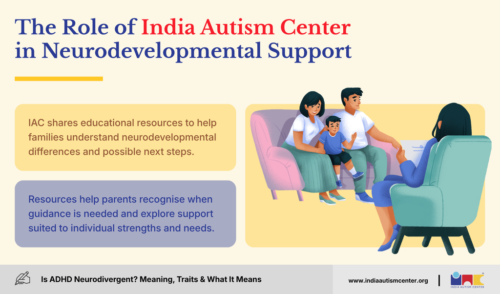 India Autism Center's educational resources and support for families navigating neurodevelopmental differences.