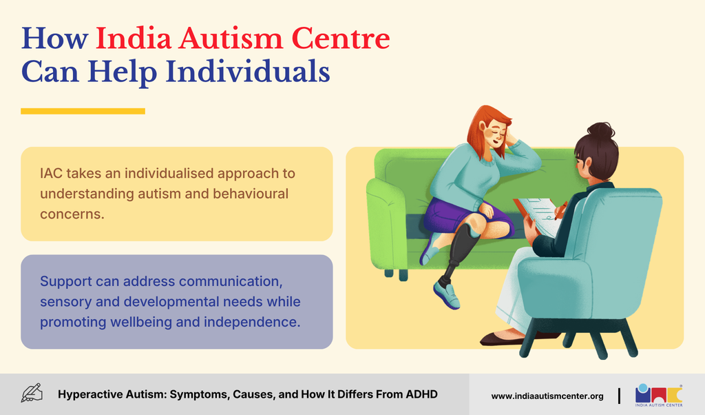 India Autism Centre support for individuals with autism and hyperactivity through personalised assessment and behavioural support.