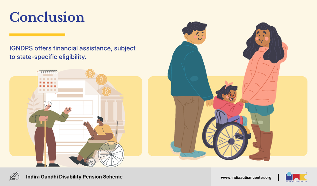 Family with a daughter in a wheelchair: IGNDPS offers financial assistance subject to state-specific eligibility