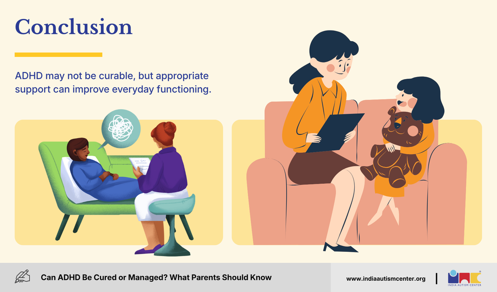 ADHD management conclusion showing how appropriate support can improve everyday functioning.