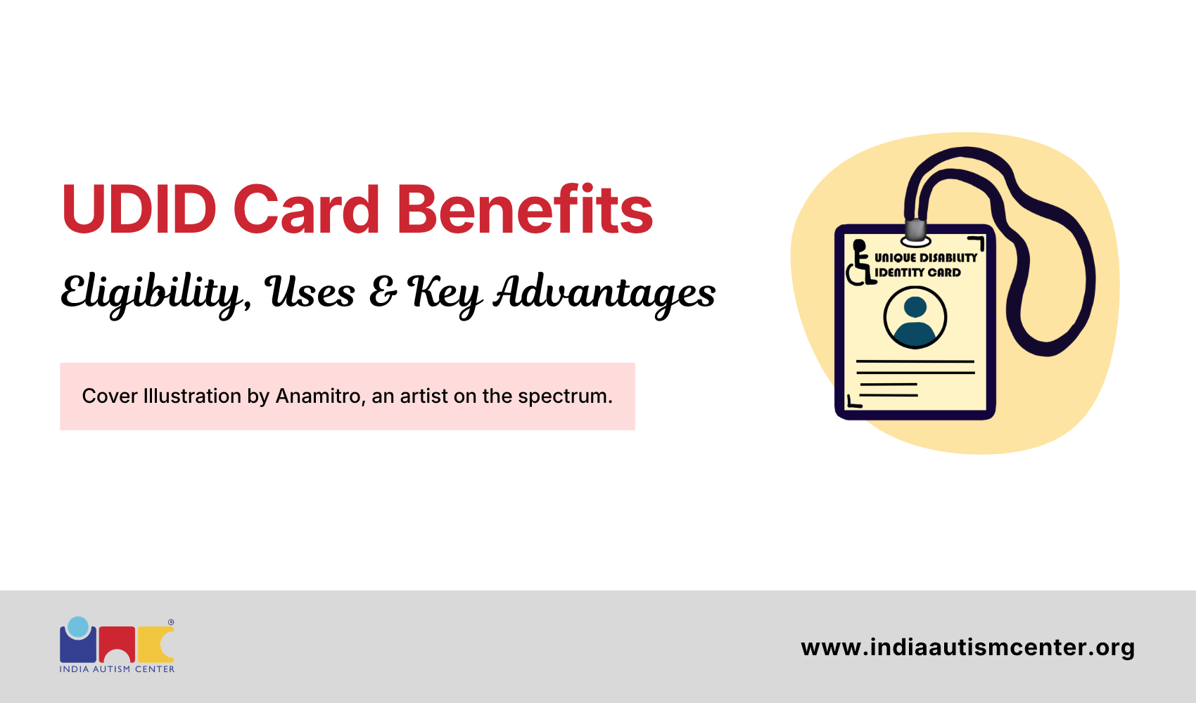 UDID Card benefits, eligibility, uses and key advantages overview illustration